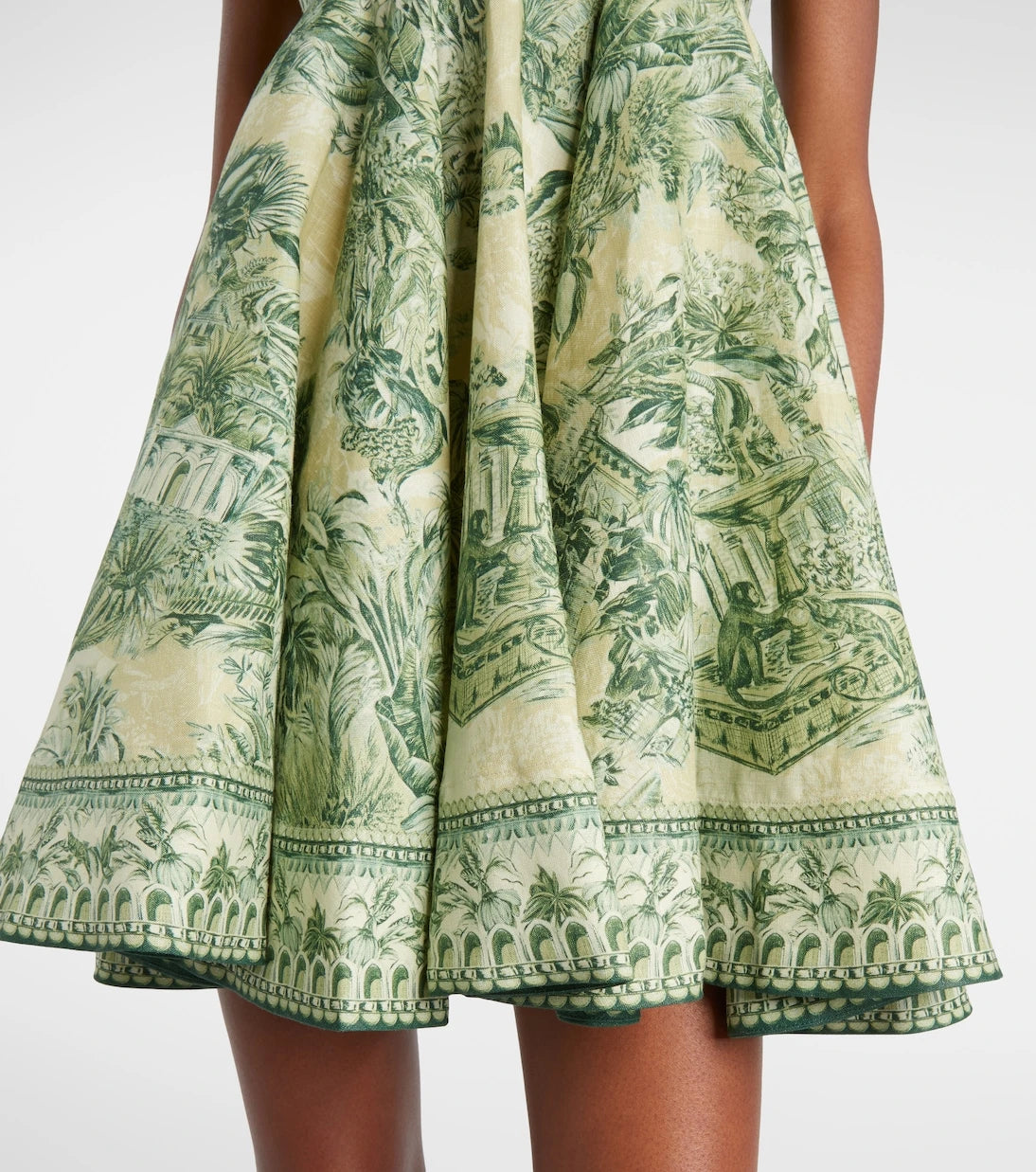 Alémais - Sara printed linen minidress