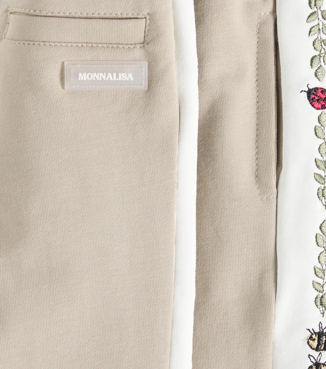 Monnalisa - Baby cotton-blend jersey sweatpants