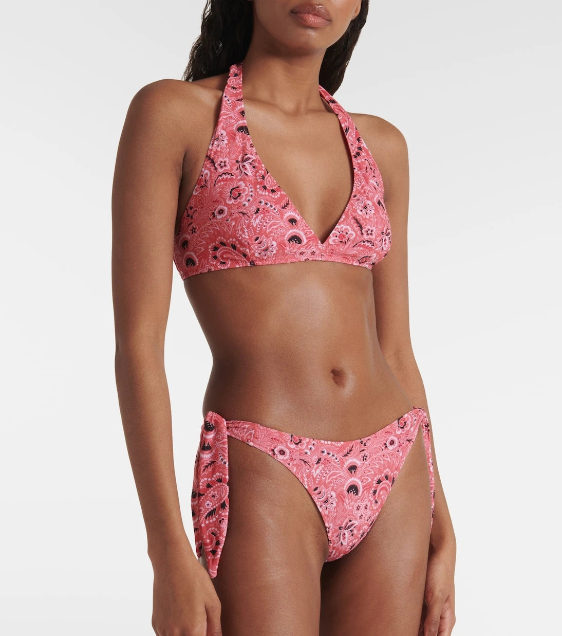 Etro - Paisley halterneck bikini