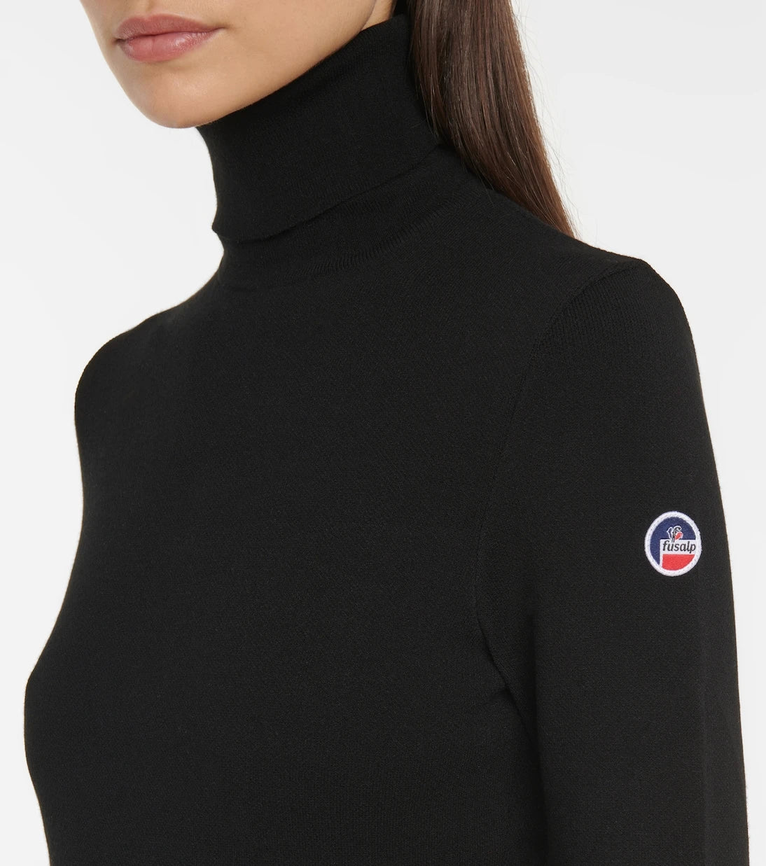 Fusalp - Striped turtleneck knit sweater