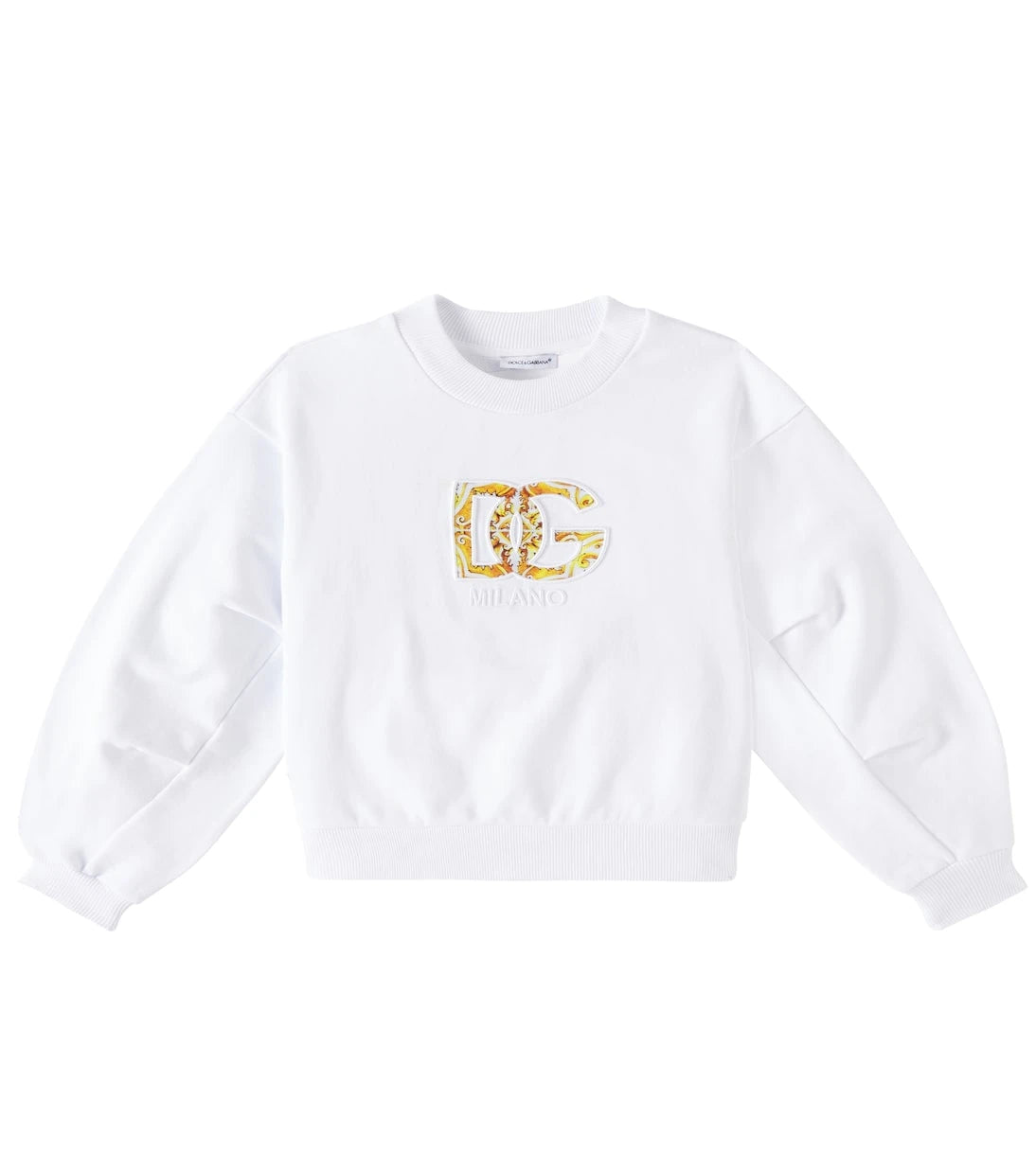 Dolce&Gabbana Kids - Logo cotton jersey sweatshirt