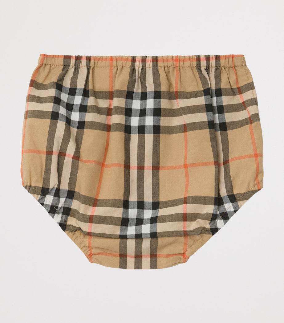 Burberry Kids Cotton Jersey Dress and Bloomers Set (1-18 Months)