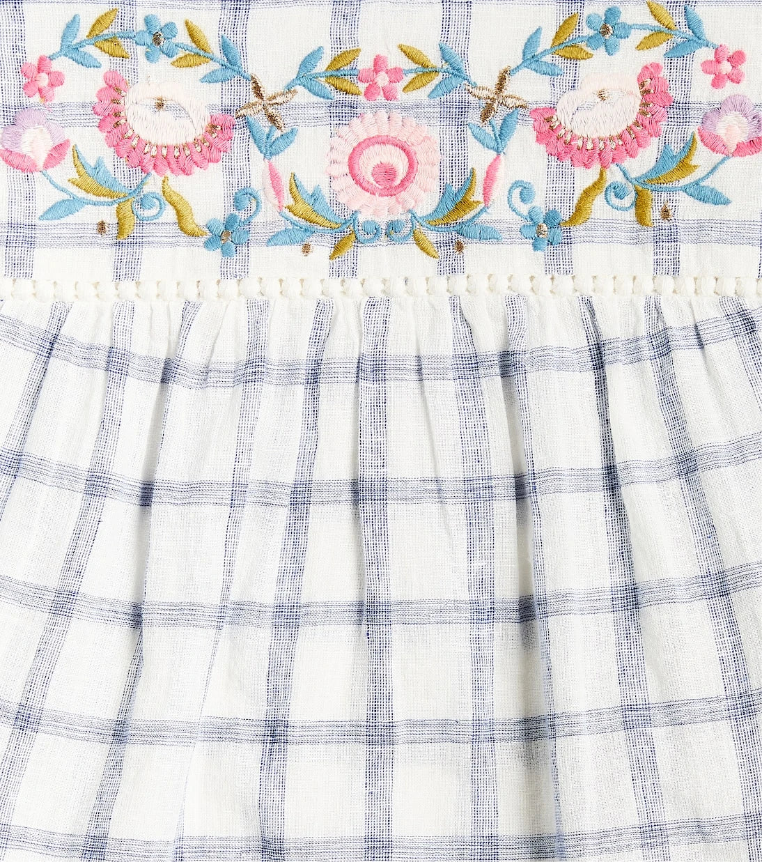 Louise Misha - Mala checked cotton and linen shirt