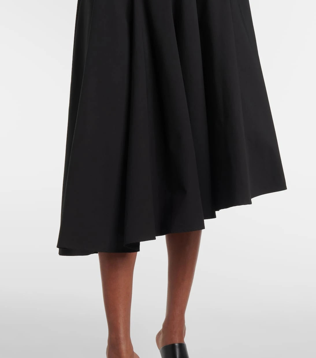 Fforme - Rio asymmetric cotton midi skirt