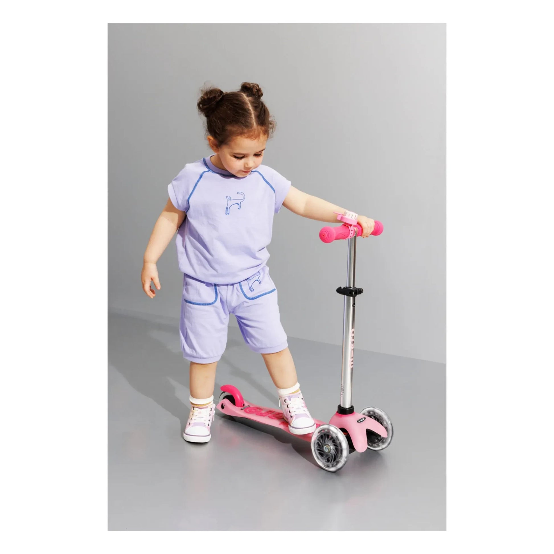 Micro - Mini LED Phosphorescent Scooter | Pink