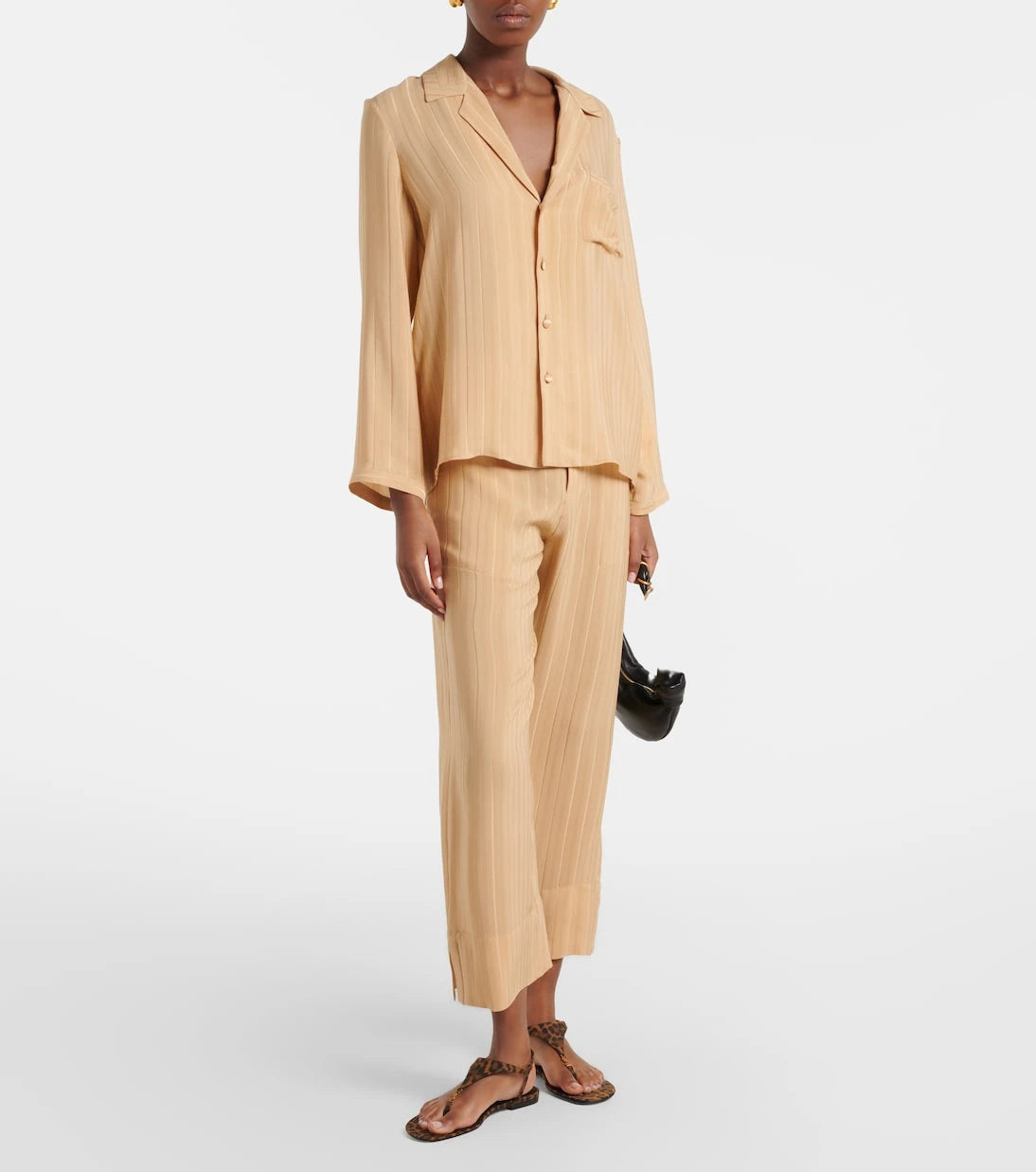 Saint Laurent - Striped silk shirt