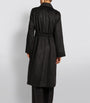 Max Mara Black Manuela Belted Coat