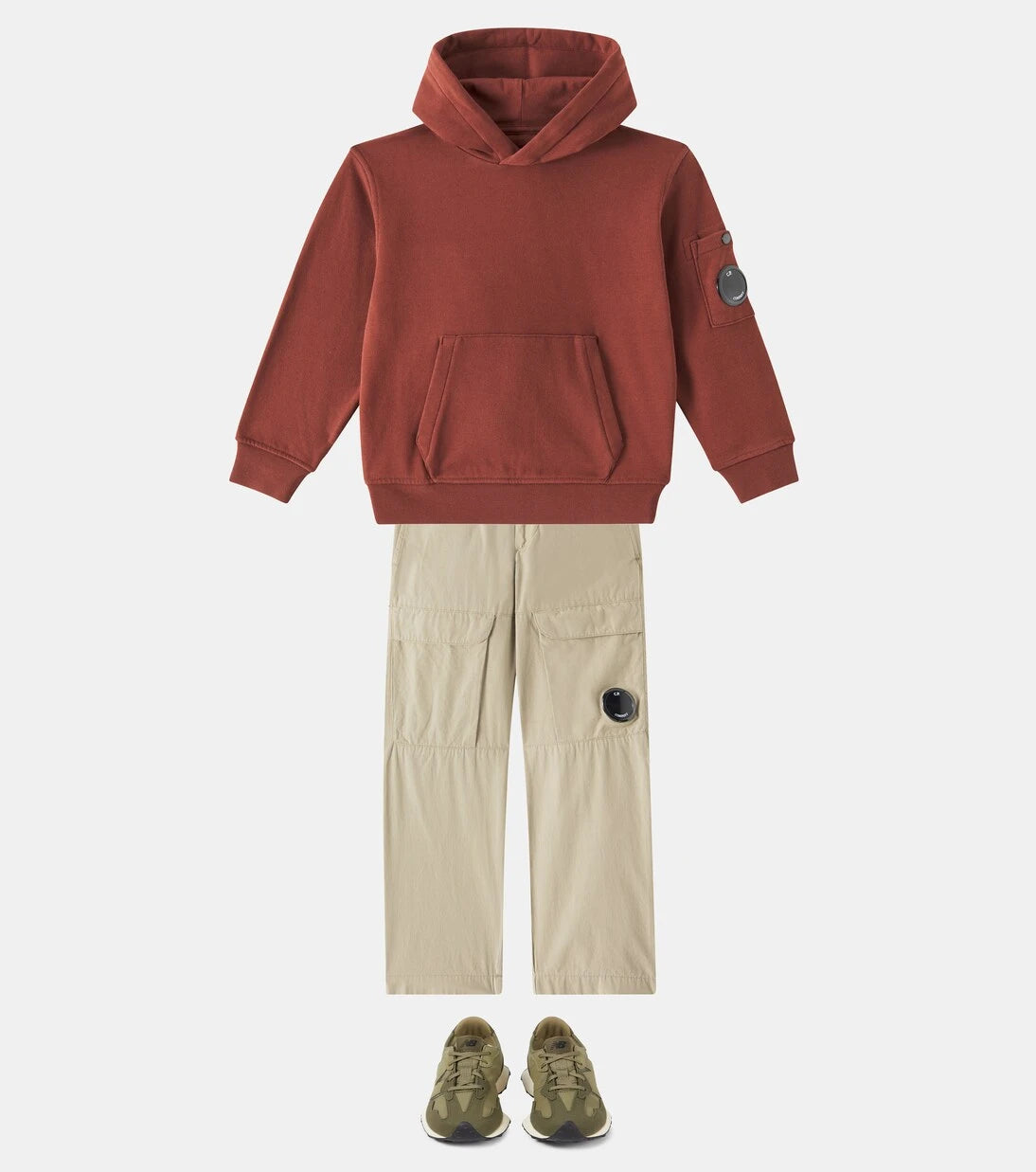 C.P. Company Kids - Lens cotton cargo pants