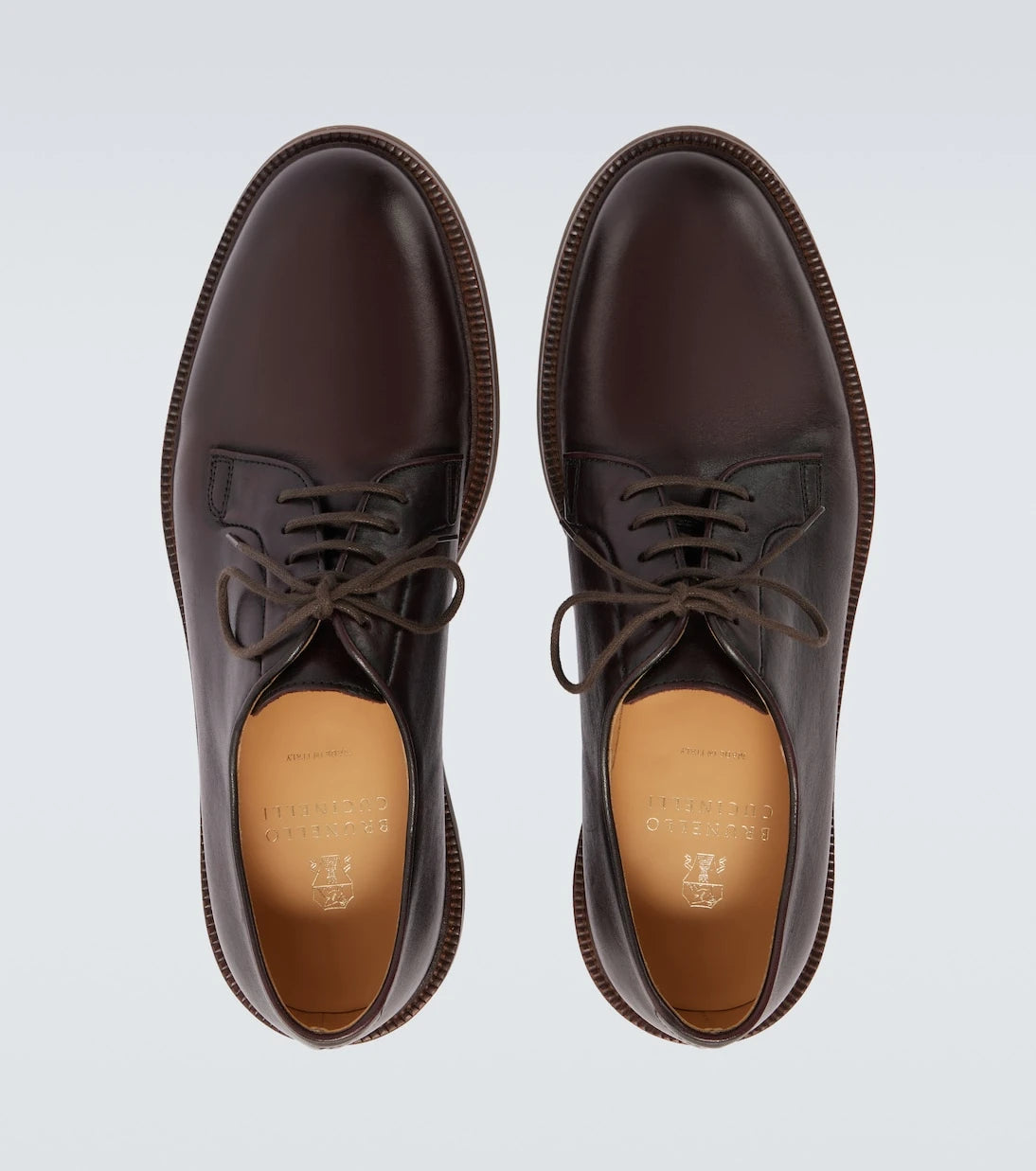 Brunello Cucinelli - Leather Derby shoes