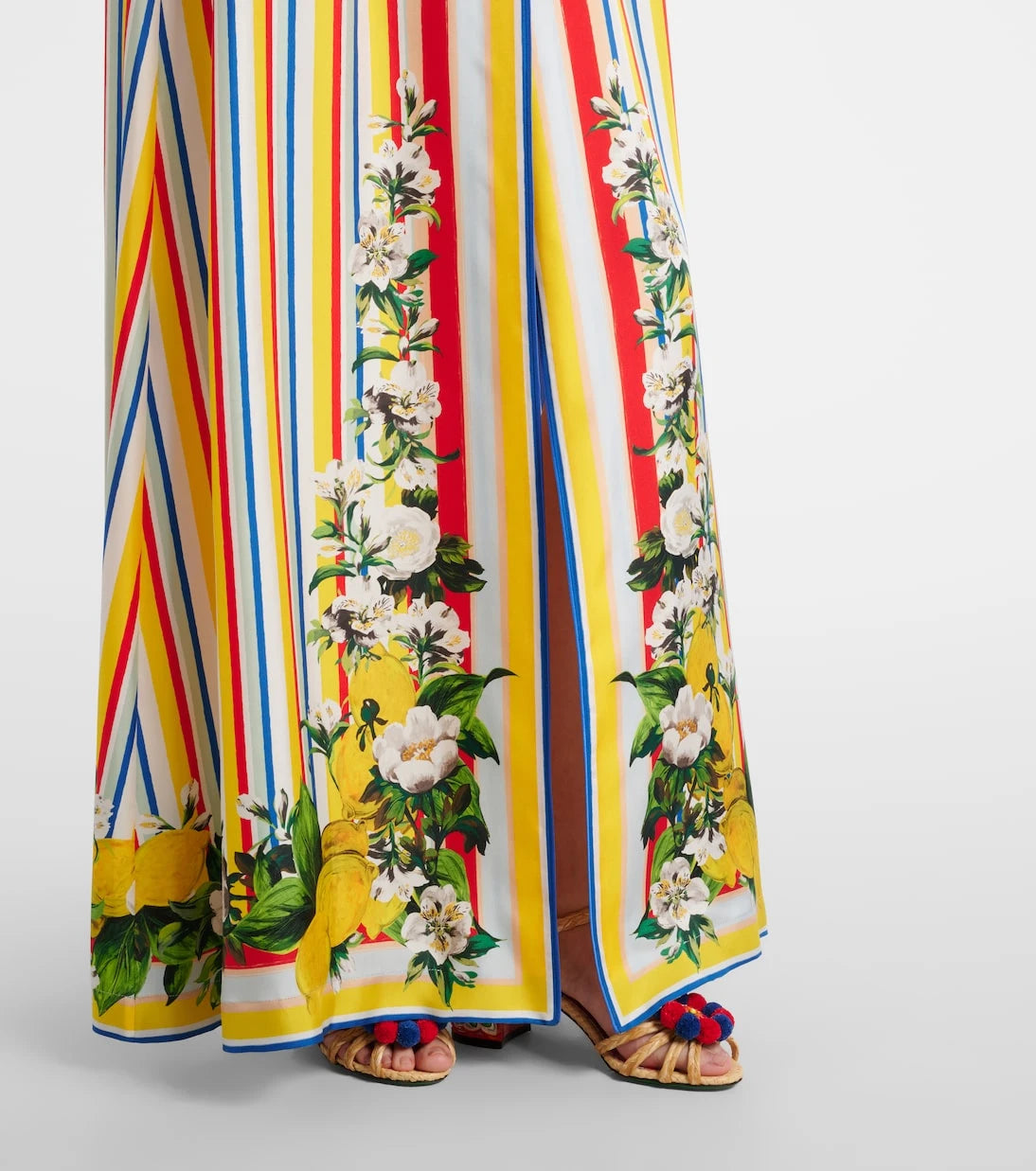Dolce&Gabbana - Striped silk shirt dress