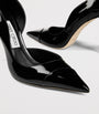 Jimmy Choo Black Brigitte 100 Patent Leather Pumps