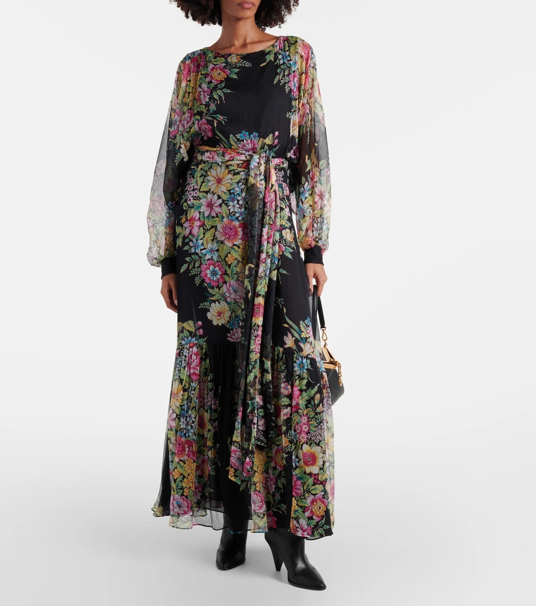 Etro - Floral silk gown