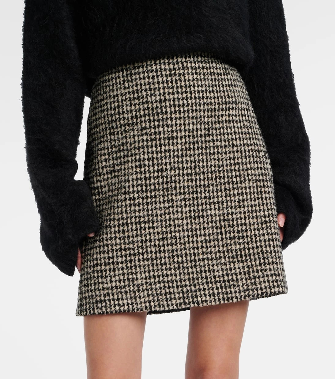 'S Max Mara - Houndstooth miniskirt