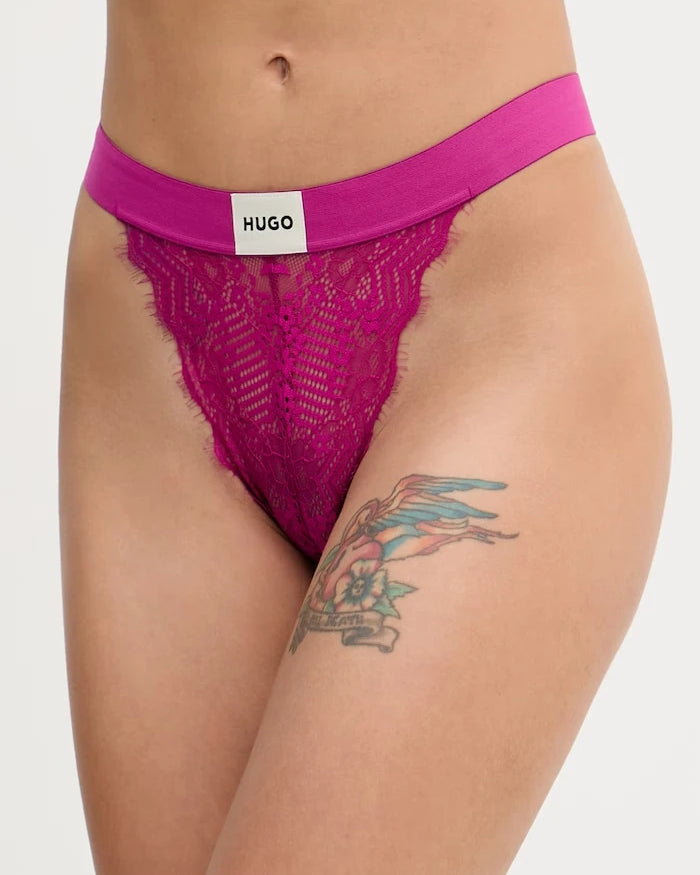 HUGO dantelli kadın brief BRIEF RL LACE