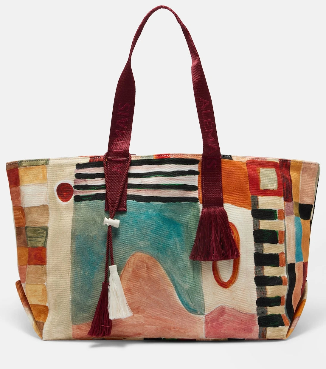 Alémais - x LRNCE Michelle Large printed canvas tote bag