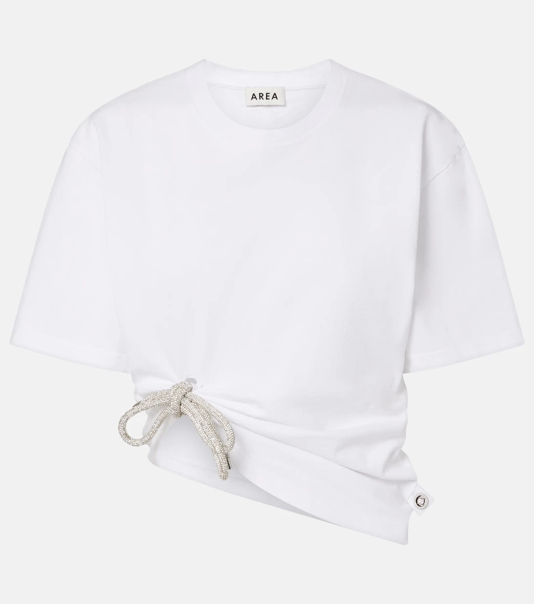 Area - Embellished cotton jersey T-shirt