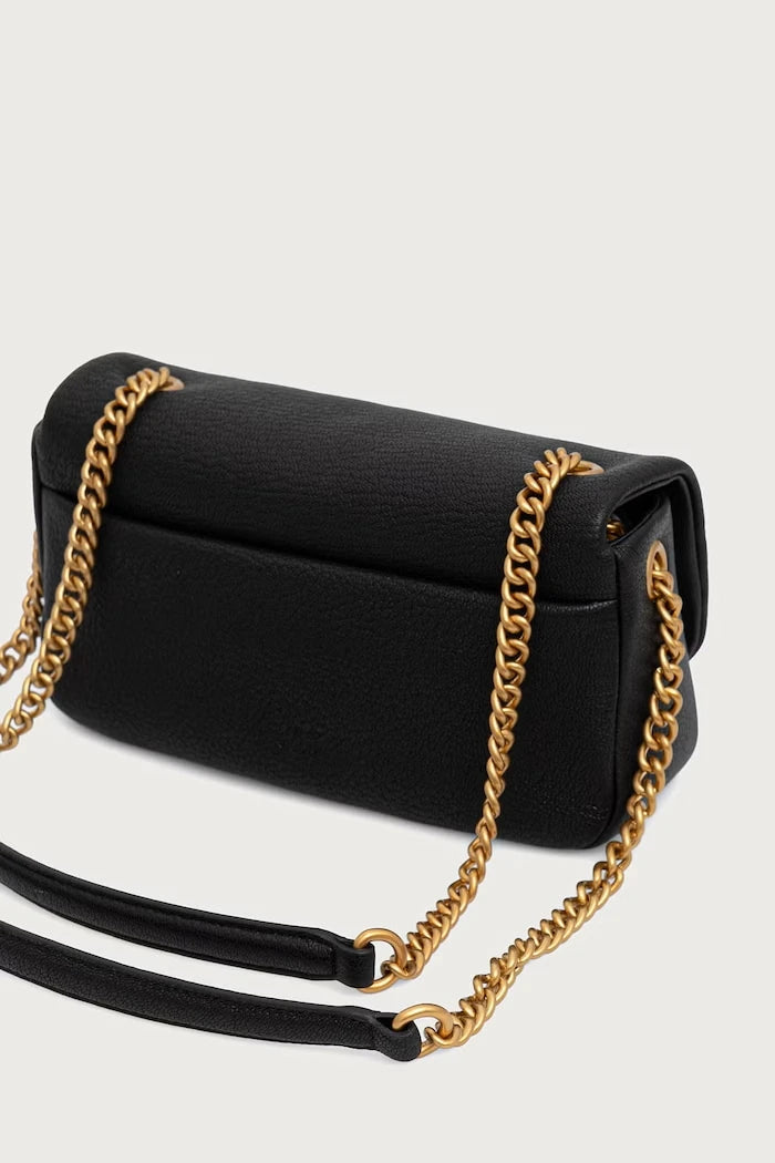 Pinko kadın deri crossbody çanta