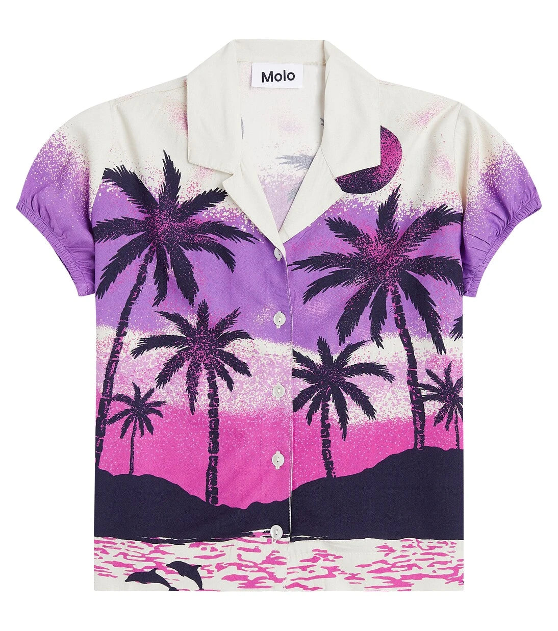 Molo - Roses printed shirt