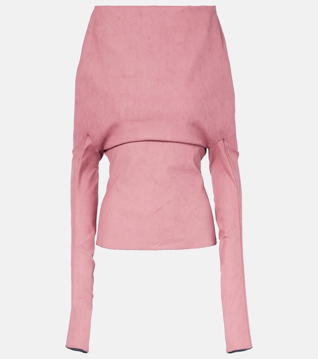Rick Owens - Draped cotton-blend top