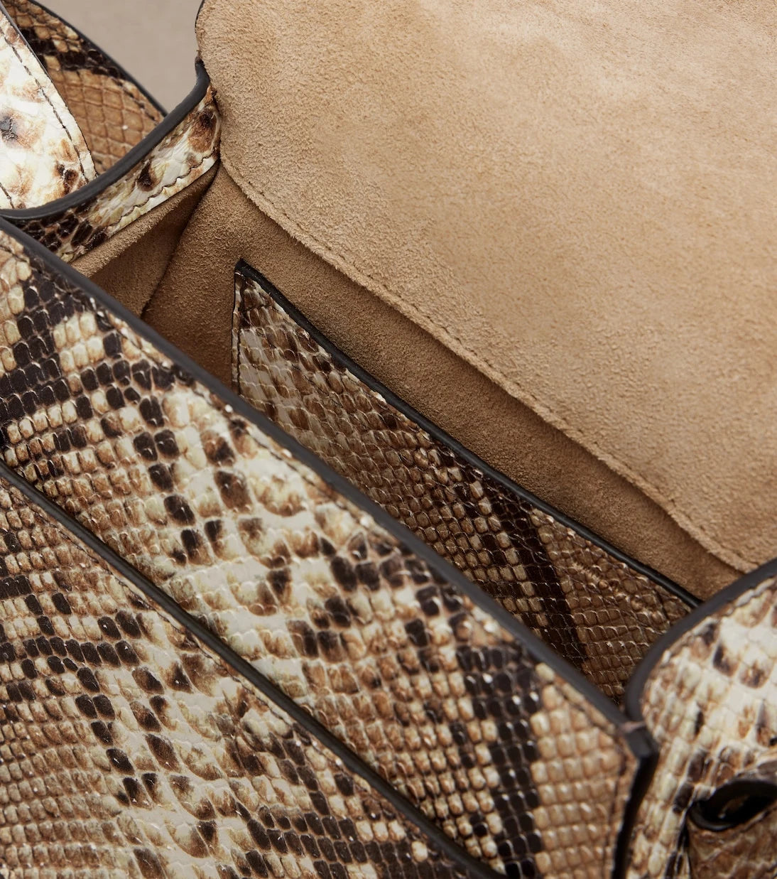 Chloé - Marcie Mini snake-effect leather crossbody bag
