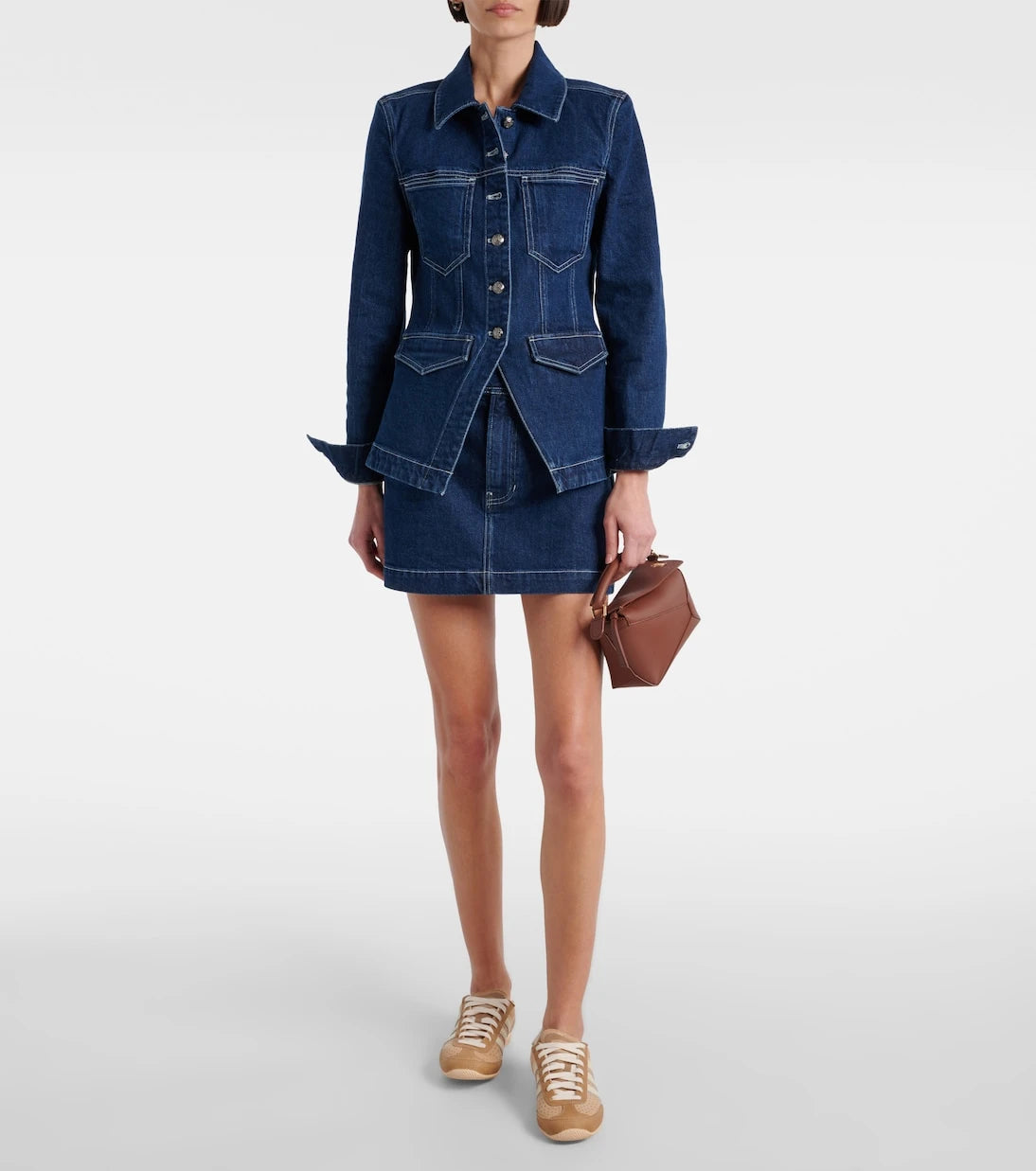 Veronica Beard - Bowen denim miniskirt