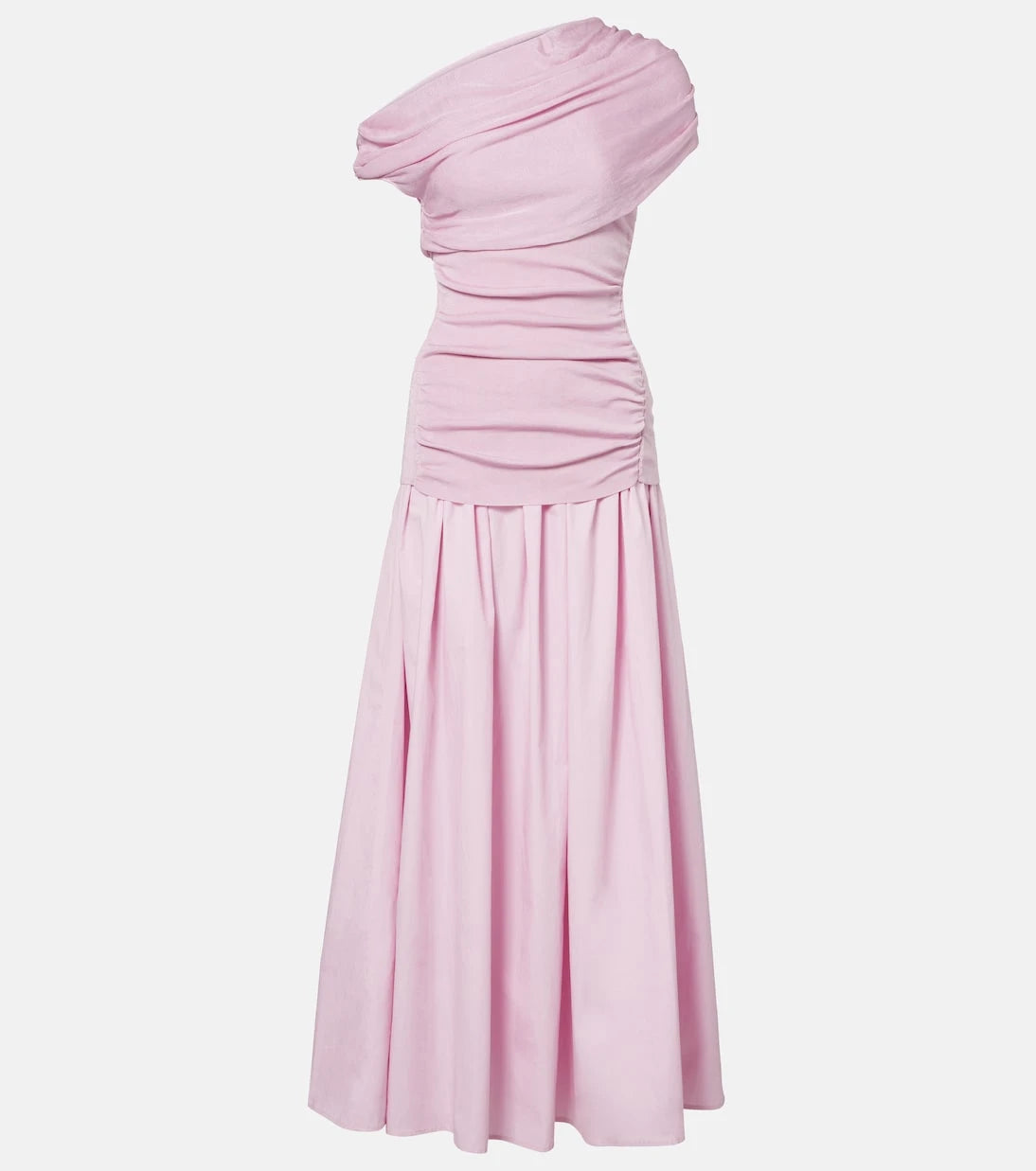 Self-Portrait - Asymmetric draped midi dress