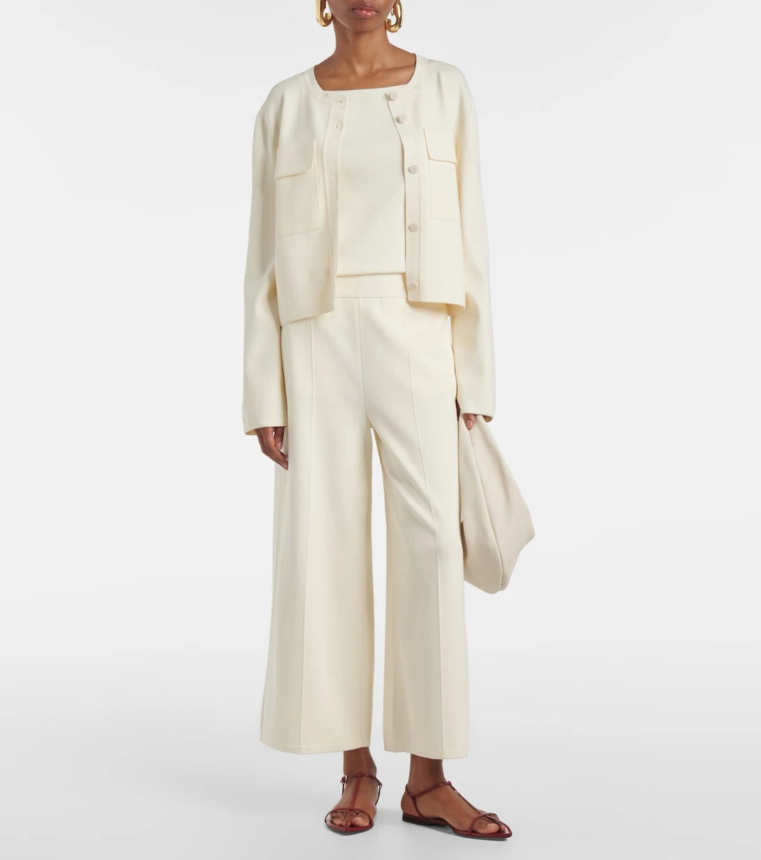 Joseph - High-rise wide-leg pants