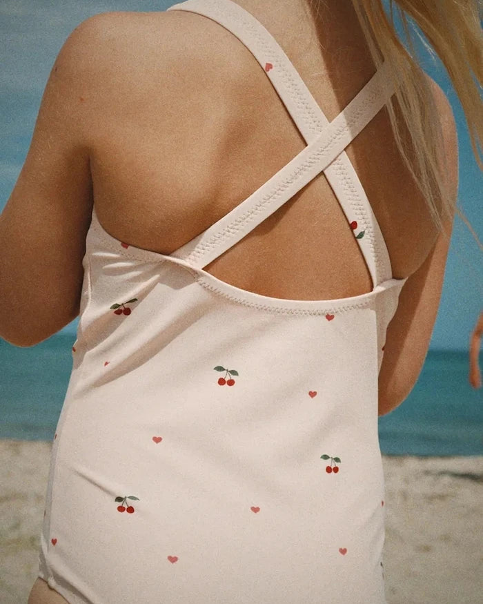 Konges Sløjd Çocuklar İçin Tek Parça Mayo MERLE SWIMSUIT GRS
