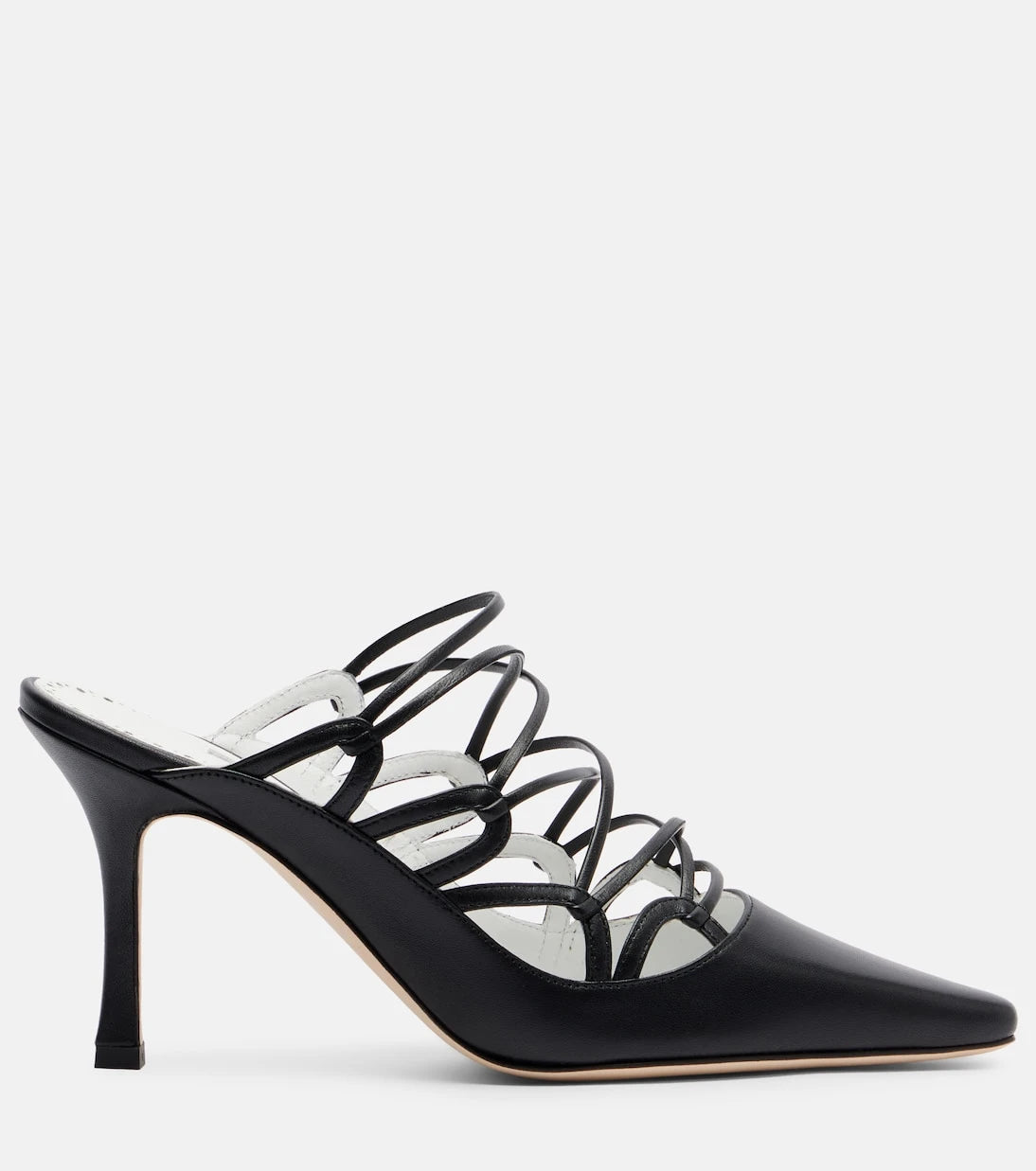 Manolo Blahnik - Netas 90 leather mules