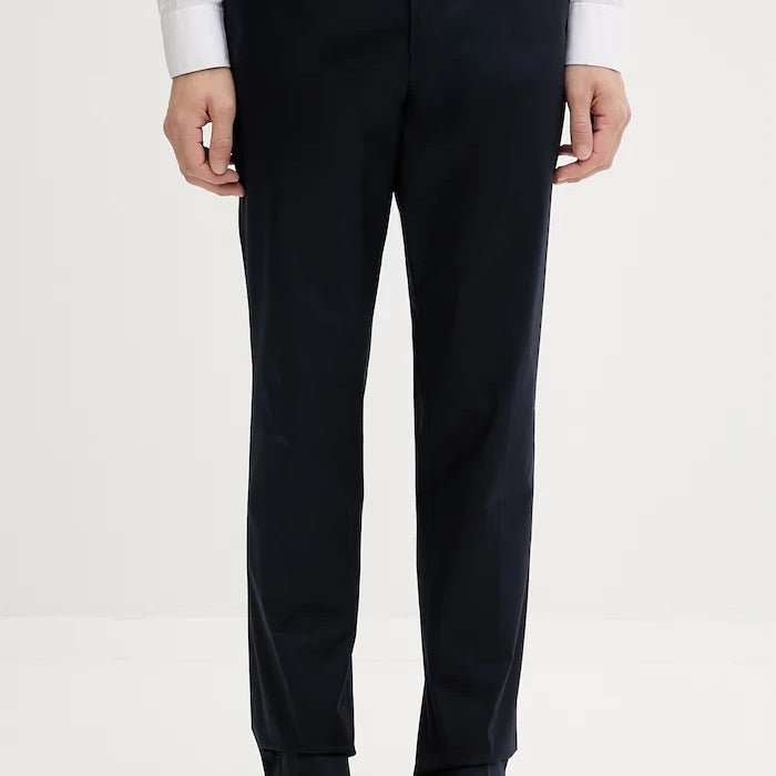 HUGO erkek slim fit pamuklu elastanlı pantolon Hesten253X