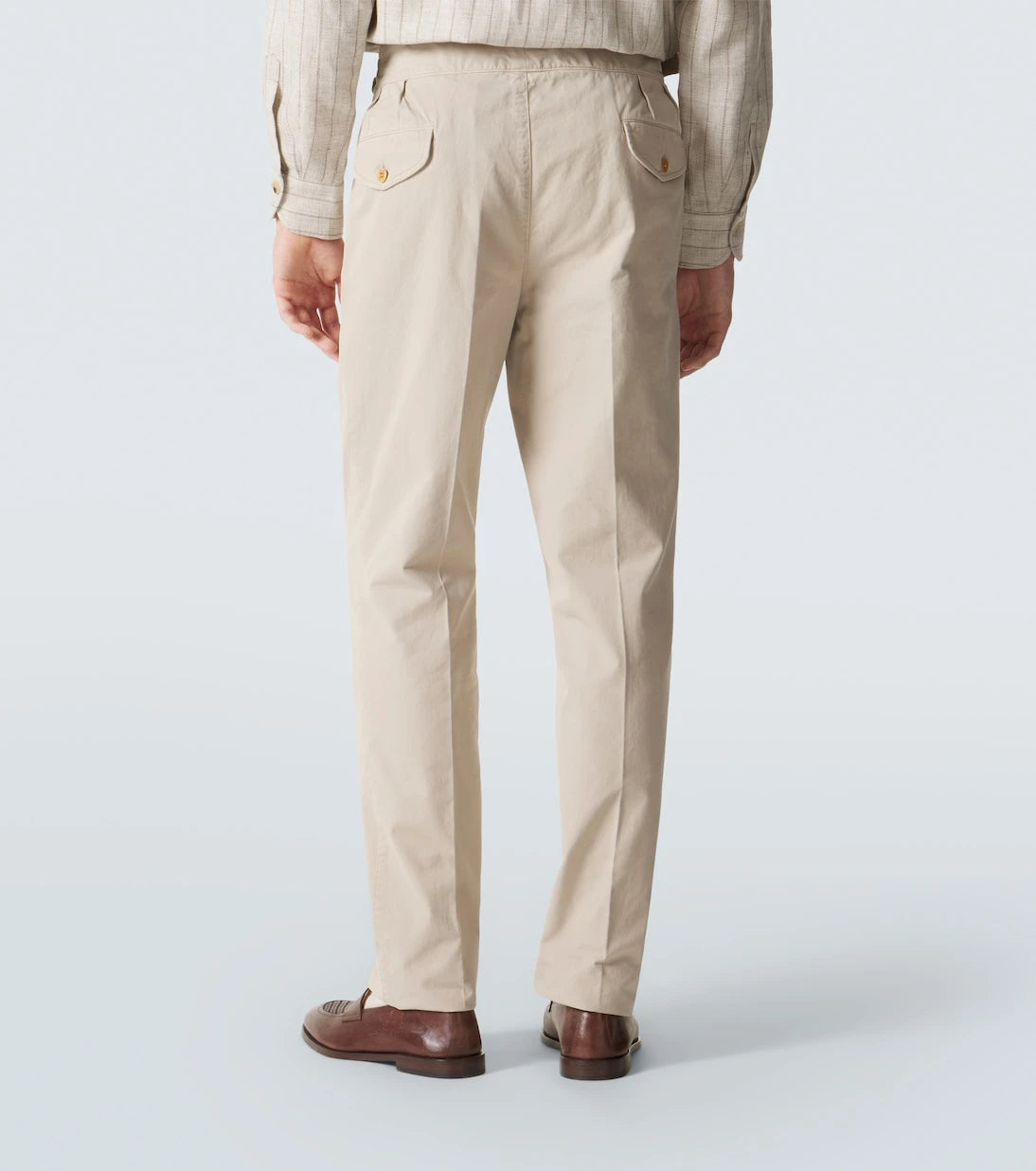Rubinacci - Manny cotton twill tapered pants