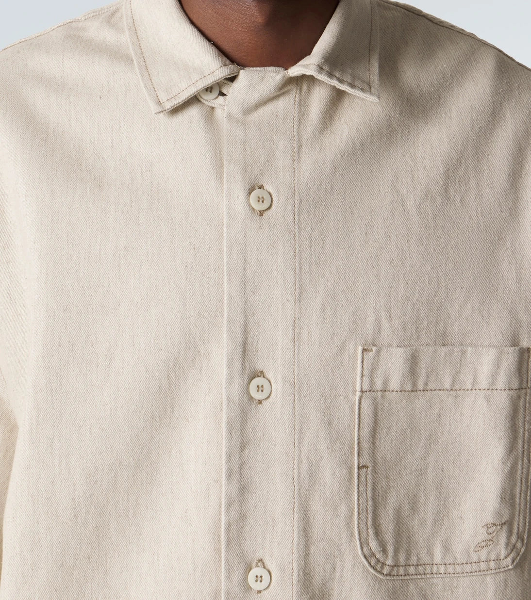 Jacquemus - Paysan de-Nîmes denim shirt