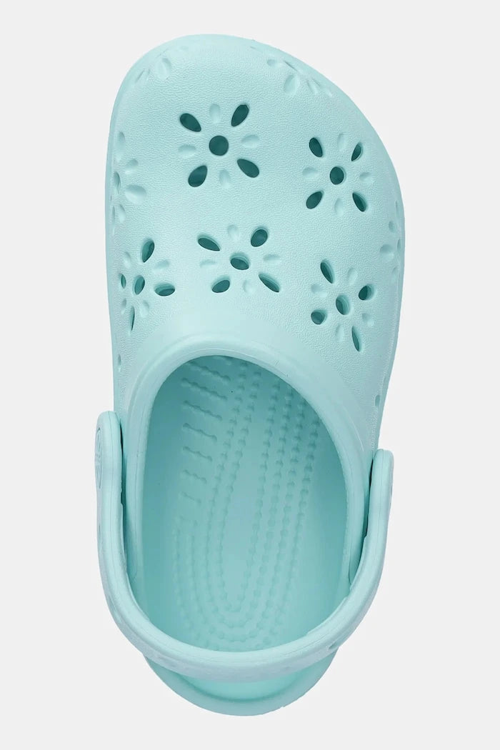Crocs CLASSIC FLORAL CUT OUT CLOG KIDS