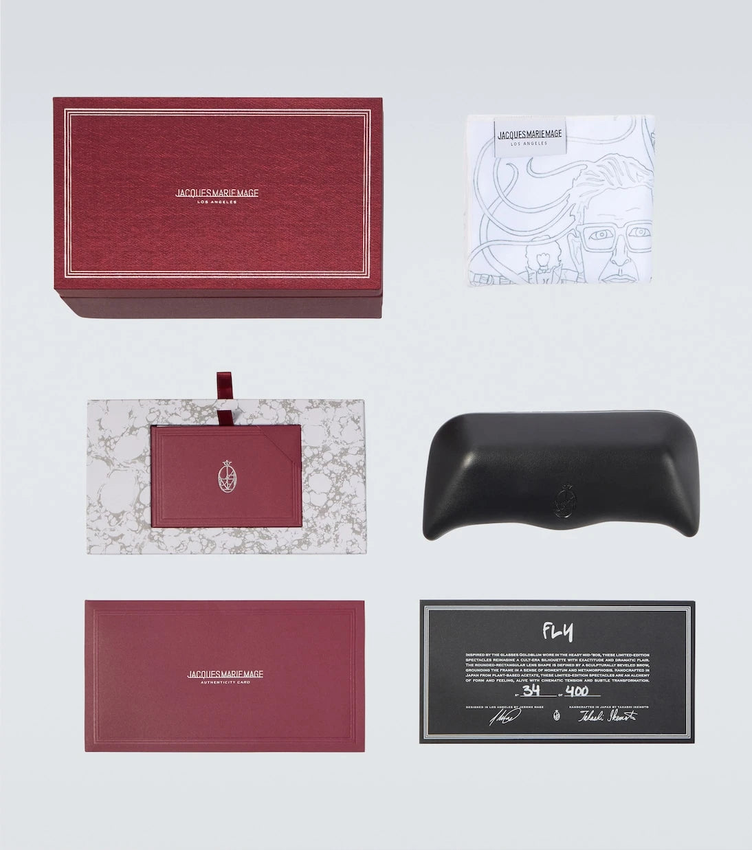 Jacques Marie Mage - x Jeff Goldblum Fly square sunglasses