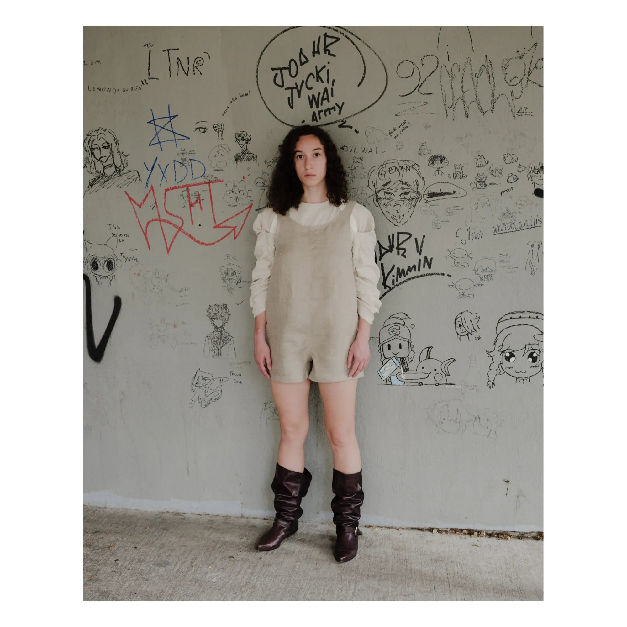 Baserange - Combishort Hemp | Beige