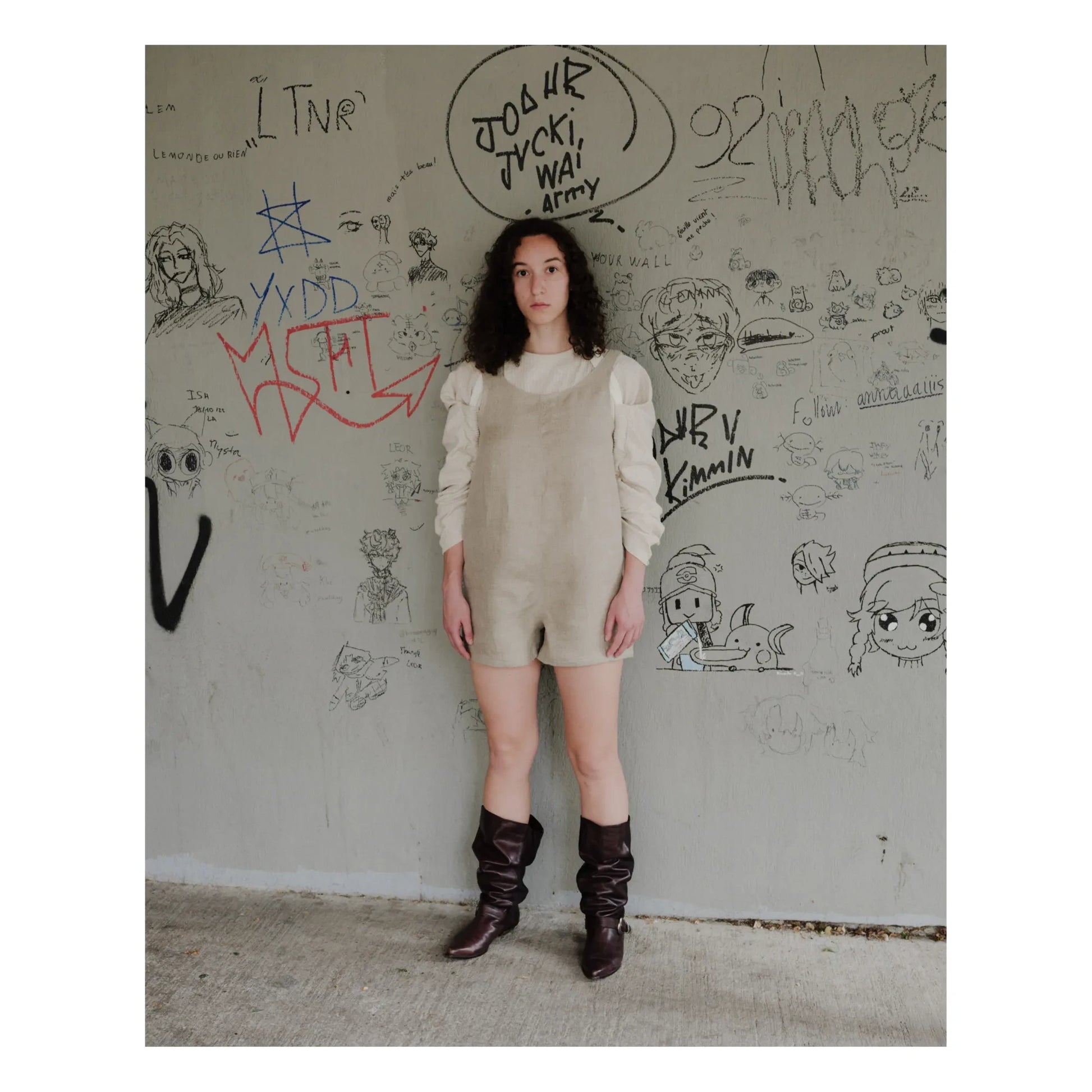 Baserange - Combishort Hemp | Beige