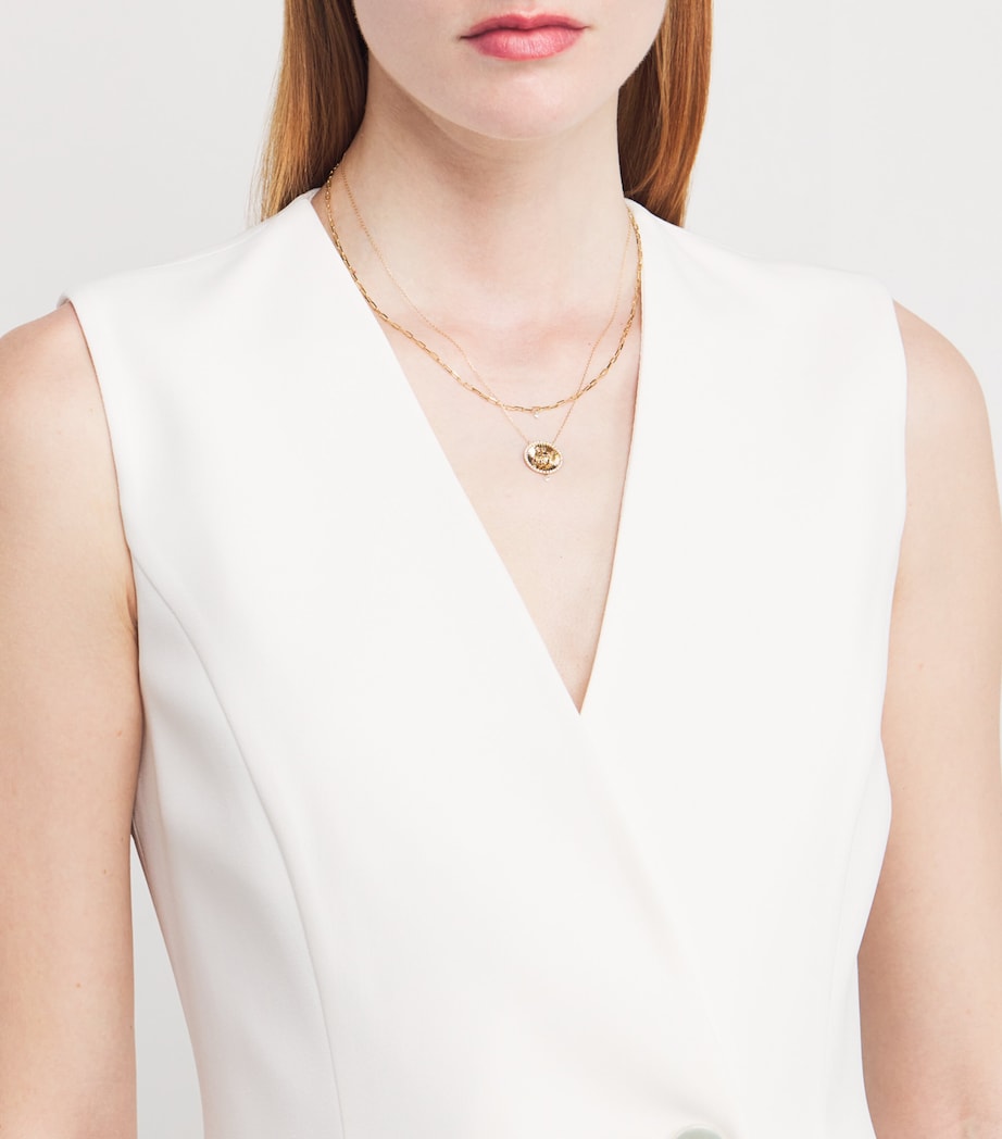 Persée Yellow Gold and Diamond Danaé Necklace