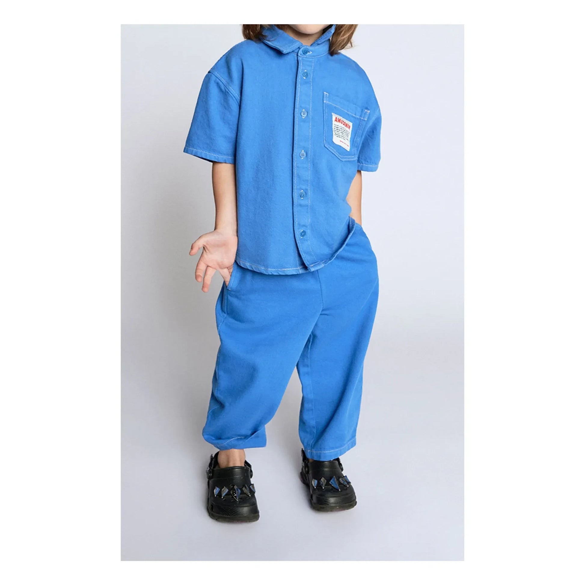American Vintage - Pusway Organic Cotton Drawstring Jeans | Blue