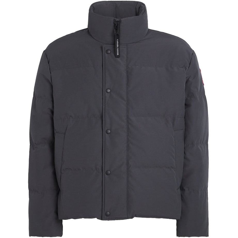 Canada Goose Grey Down Water-Repellent Bayview Puffer Jacket