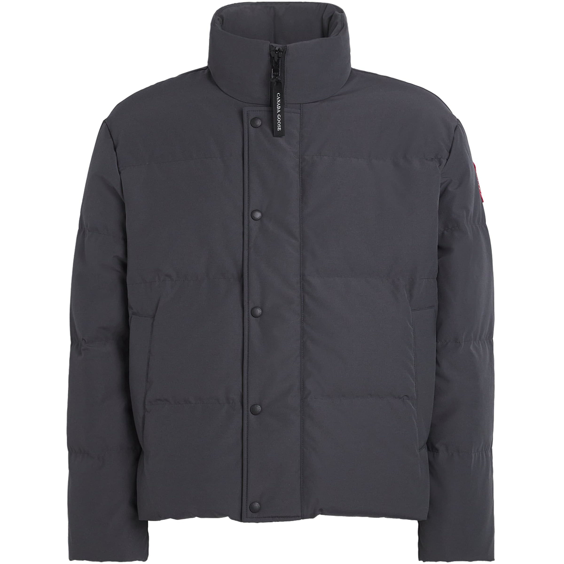 Canada Goose Grey Down Water-Repellent Bayview Puffer Jacket