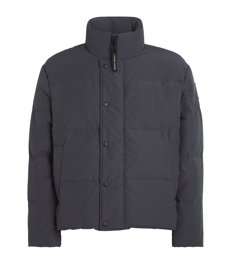 Canada Goose Grey Down Water-Repellent Bayview Puffer Jacket
