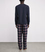Cotton-Blend Check Pyjama Set