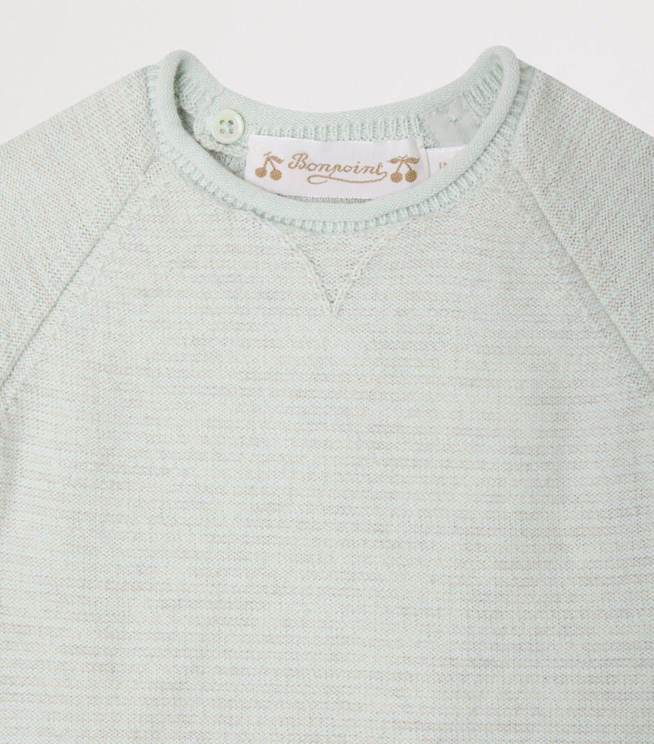 Cotton-Cashmere Top and Trousers Set (1-18 Months)