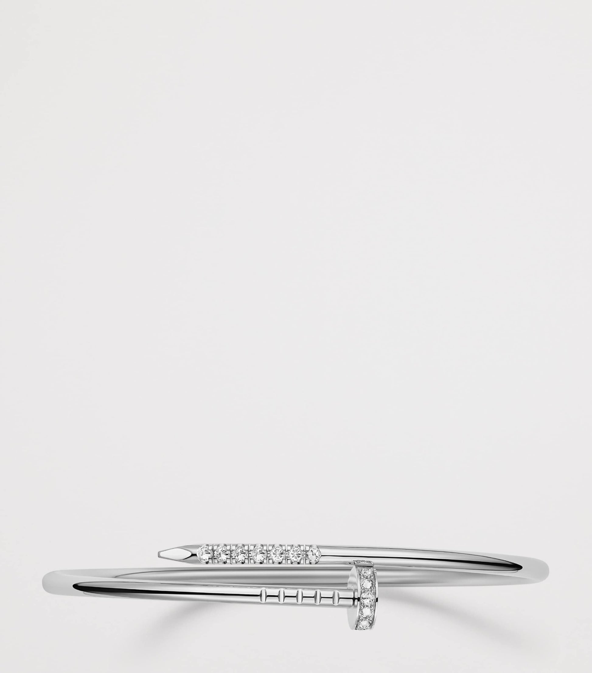Small White Gold and Diamond Juste Un Clou Bracelet