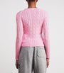 Polo Ralph Lauren Pink Julianna Cable Knit Sweater