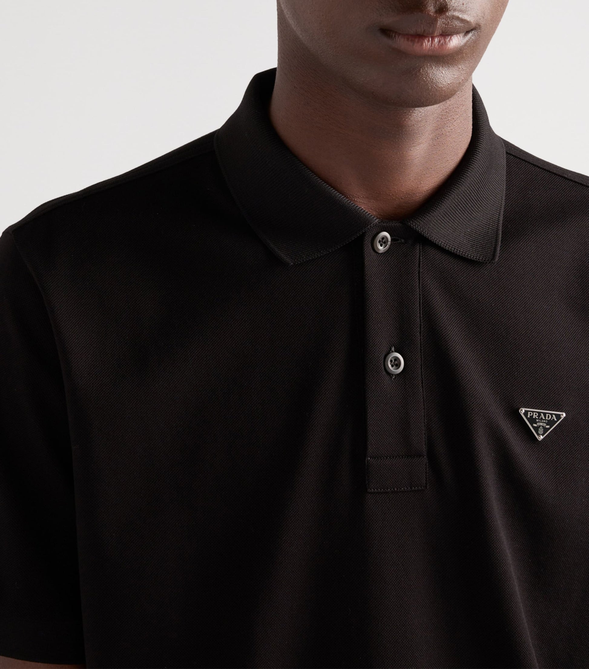Prada Cotton Piqué Polo Shirt