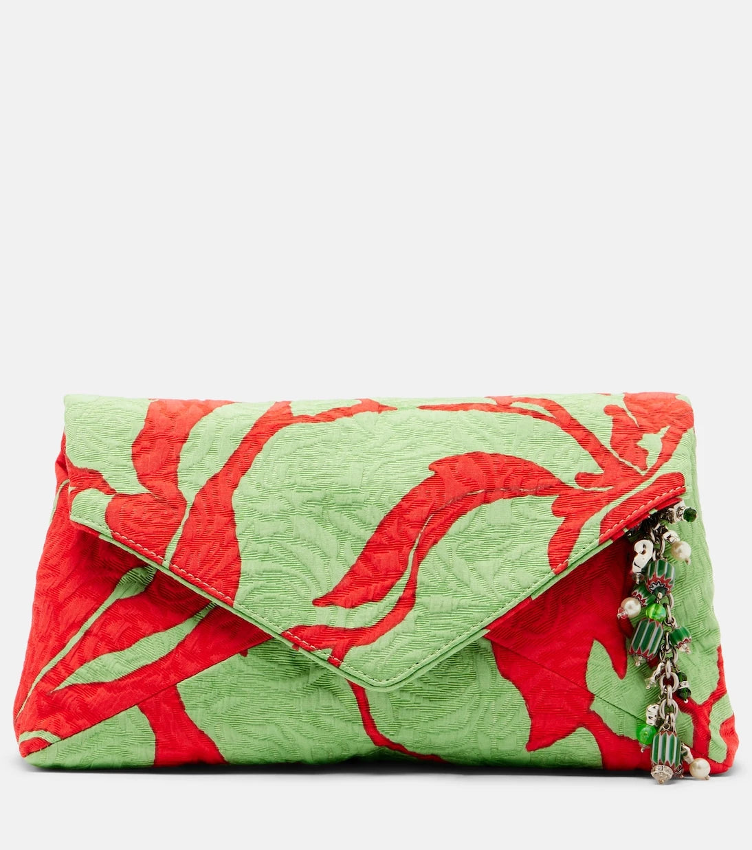 Dries Van Noten - Envelope Small jacquard clutch
