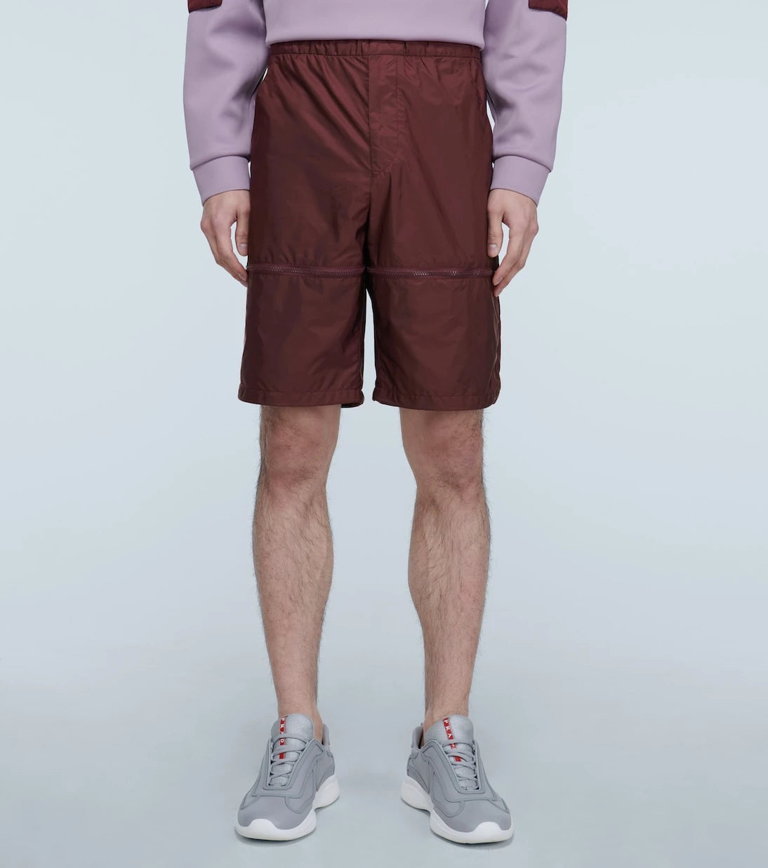 Prada - wide-leg technical shorts