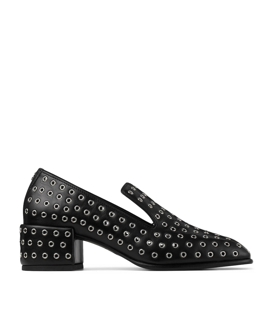Jimmy Choo Multi Eliot 45 Nappa Heeled Loafers