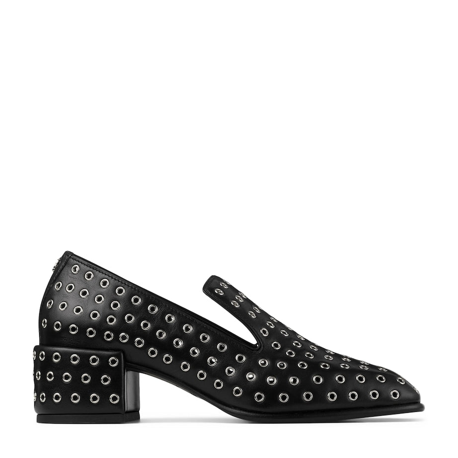 Jimmy Choo Multi Eliot 45 Nappa Heeled Loafers